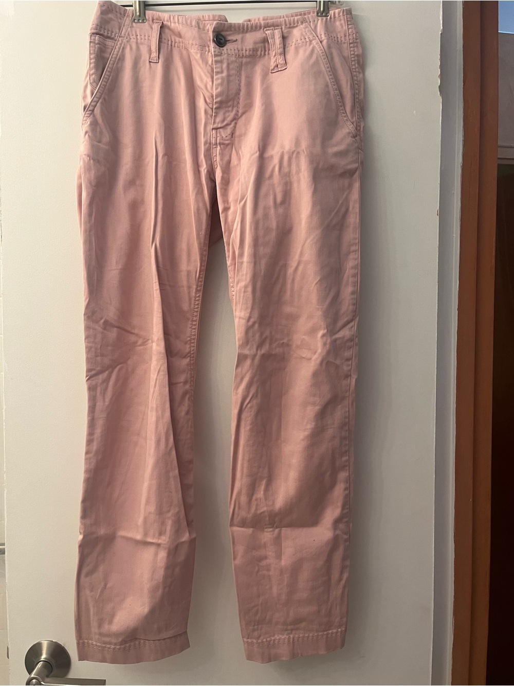 Diesel Women’s Pink Straight-Leg Pants